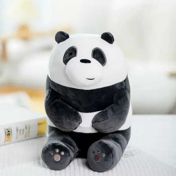 Lodër pelushi We Bare Bears Panda, Ngjyra: E përzier, 2 image