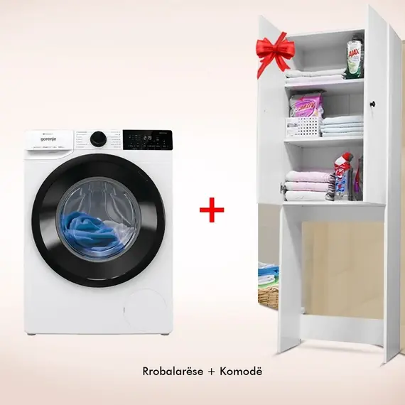 Lavatriçe WNA84AWIFI +  Komodë për lavatriçe BRWNC279