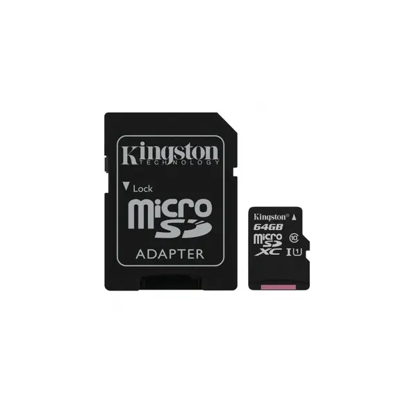 Microsd Kingston 64 Gb  Sdcs2, 64Gb