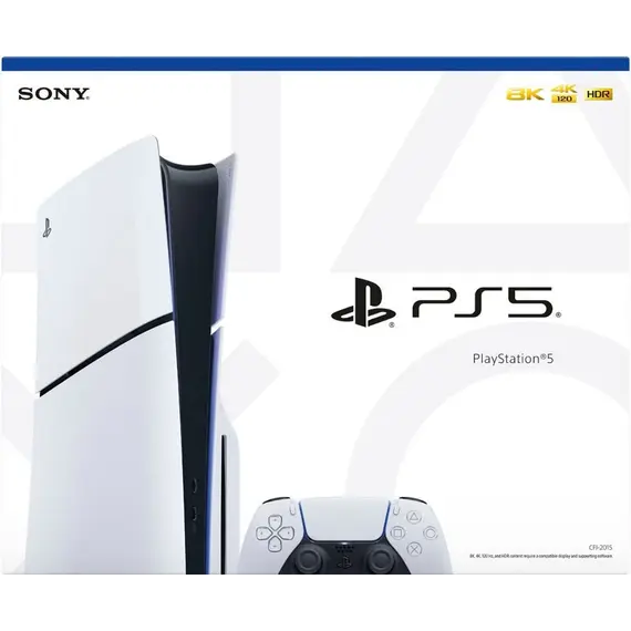Konzolë Sony Playstation Ps5 Blu-Ray Slim Edition 1TB Bardhë