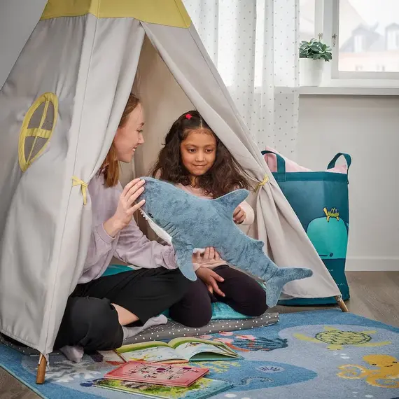 IKEA BLÅHAJ Lodër e butë, peshkaqen 55cm, 4 image