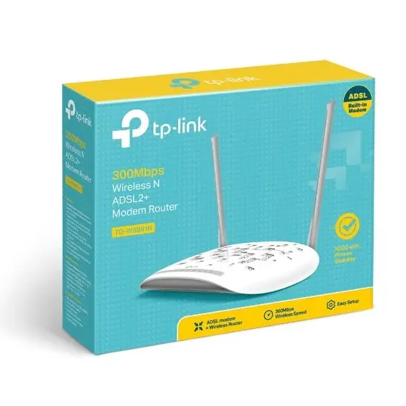 Ruter Tp-Link TD-W8961N Wireless Dsl-Modem N300                                                                                   , 4 image