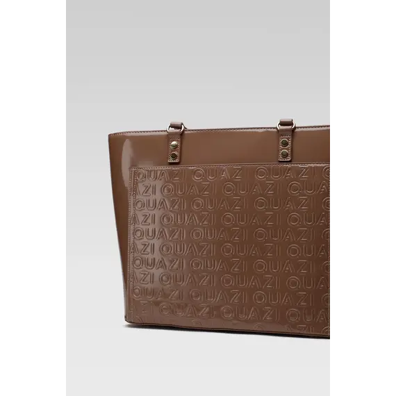 Çante per femra Quazi, Madhësia: No Size, Ngjyra: Bezhë mbyllur, 2 image