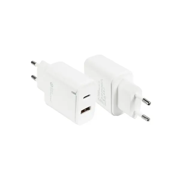 Mbushës Telefoni Intertech Usb 20W 2Port Usba; Usb C Pd3.0,  Bardhë , 2 image