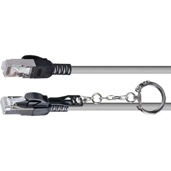 Kabëll Patchkabel CAT6a RJ45  SFTP PIMF  10m /Grey            , 2 image