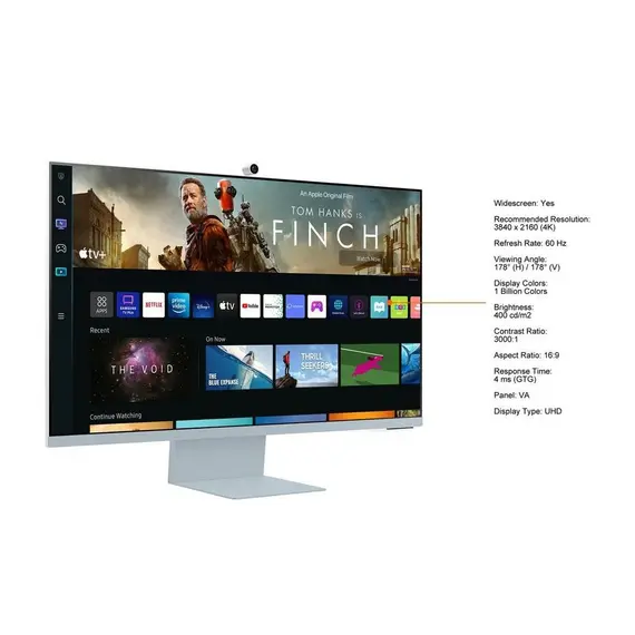 Monitor Samsung 32'' S32BM80BUU  60Hz, Kaltërt, 3 image