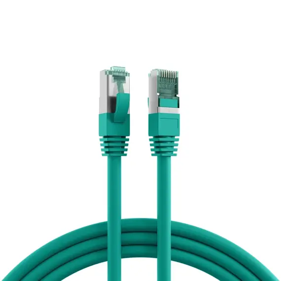 Kabëll Patchkabel Cat6A Rj45  Sftp Pimf  1M,  Gjelbërt