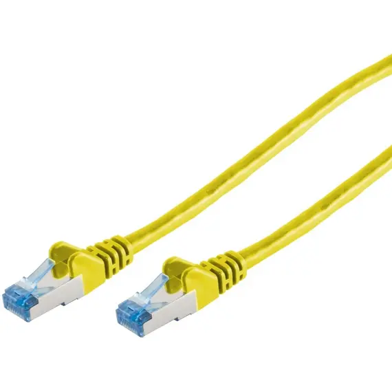 Kabëll Patchkabel Cat A6A Rj45  Sftp  Pimf  0, 5M,  Verdhë