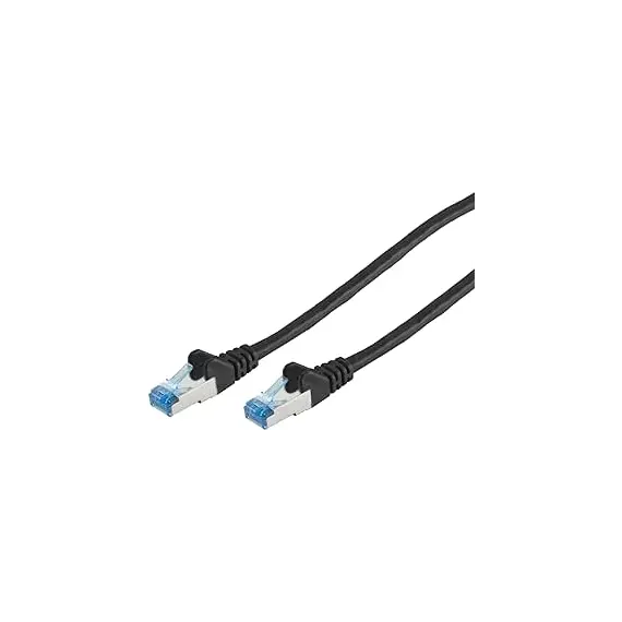 Kabëll Patchkabel Cat6A Rj45  Sftp Pimf  0, 25M,  Zezë