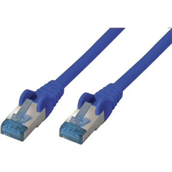 Kabëll Patchkabel Cat A6A Rj45  Sftp  Pimf  0, 5M,  Kaltërt