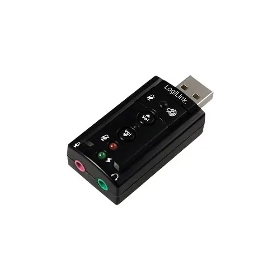 Konvertues Mbushës Soundkarte Usb 2.0 Logilink 3D