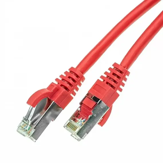 Kabëll Patchkabel Cat6A Rj45  Sftp Pimf  1M,  Kuqe