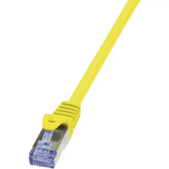 Kabëll Patchkabel Cat6A Rj45  Sftp Pimf  1M,  Verdhë