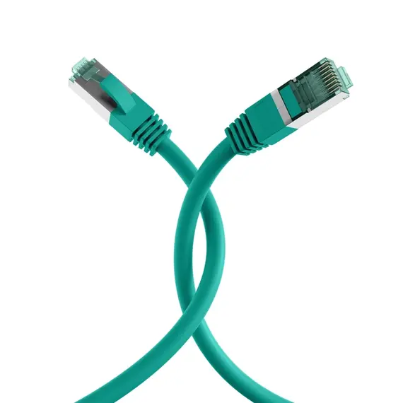 Kabell Patchkabel Cat6A Rj45  Sftp Pimf  1M,  Gjelbert, 4 image