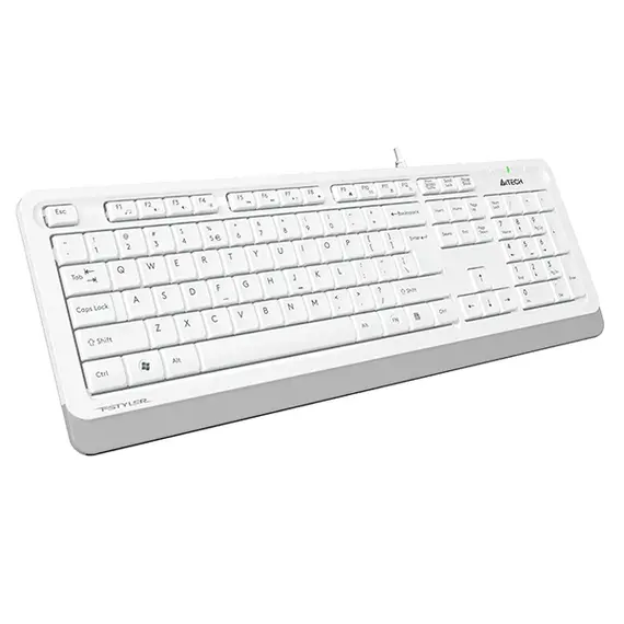 Tastierë A4Tech Fk10  Usb Us,  Bardhë