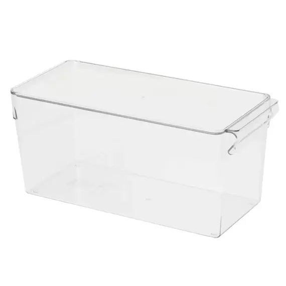 IKEA KLIPPKAKTUS Kuti ruajtjeje transparente për frigorifer 32x14x15