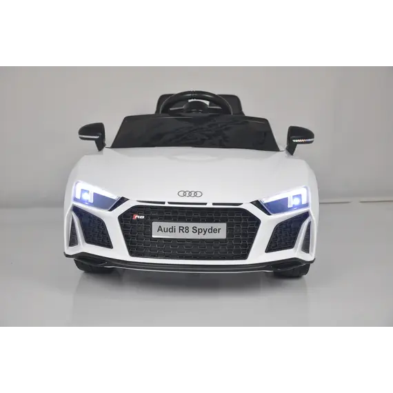 Veturë w/rc Licenced Audi R8 Spyder WHITE, Ngjyra: Bardhë