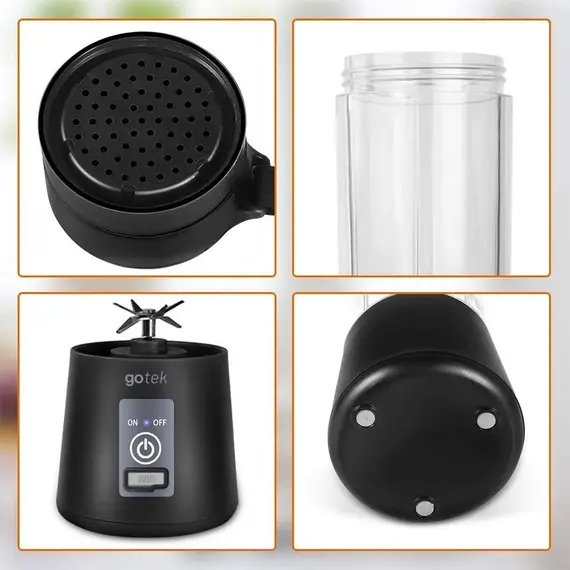 Blender portativ per smoothie Gotek GTJC001 3