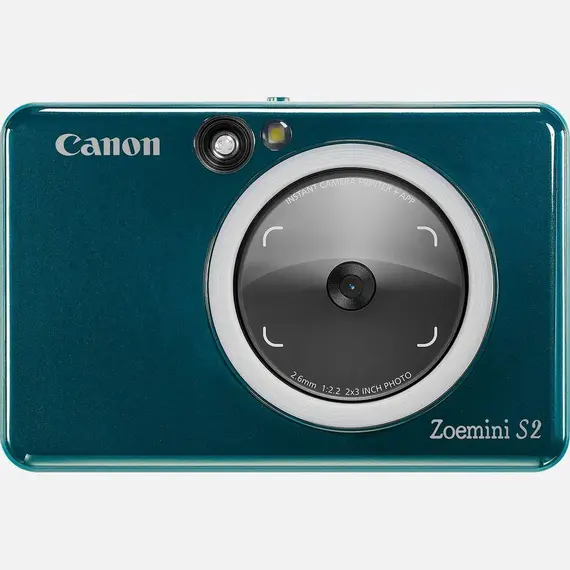 Foto Aparat Canon Zoemini S2,  2 In 1 Camera , Photo Printer, 50 Sec, 314 X 600 Dpi,  Gjelbërt, Ngjyra: Gjelbërt