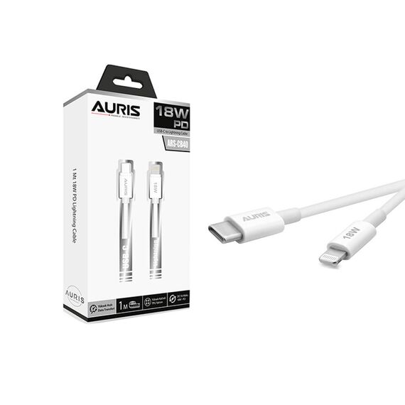 Kabëll Telefoni Auris Usb-C  Ars-Cb40 18W 1M
