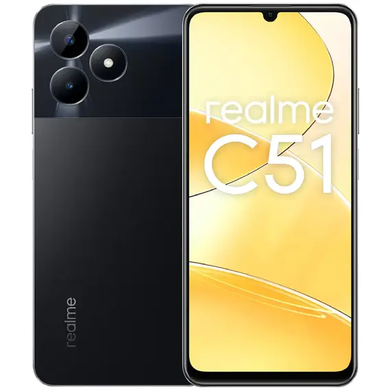Telefon realme C51 RMX3830 4/128GB,e zezë