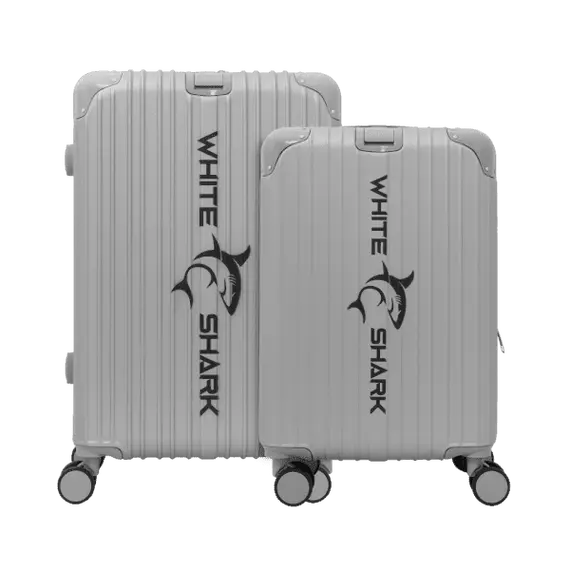 Set Valixhe S,M White Shark Guardian  24"-20" Hiri