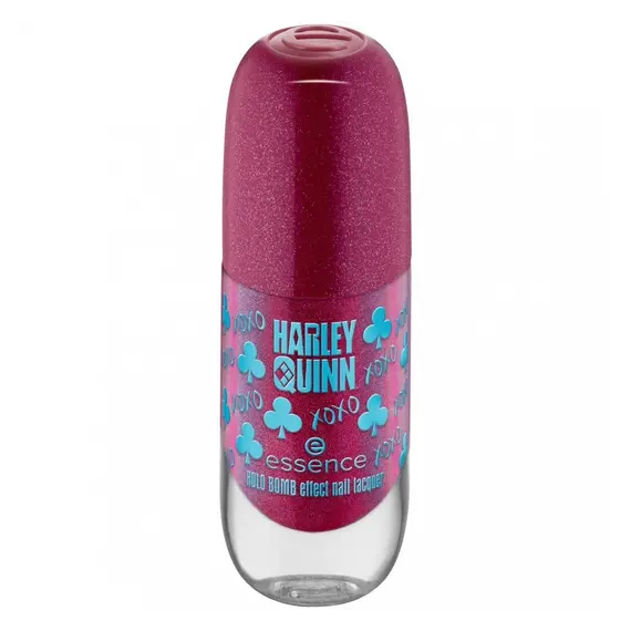 essence Harley Quinn HOLO BOMB effect nail lacquer 01
