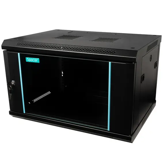 Kabinet  Rack Mount Spacer 19" 6U SPCW-6U-450-BK-03 ,  Zezë , 3 image