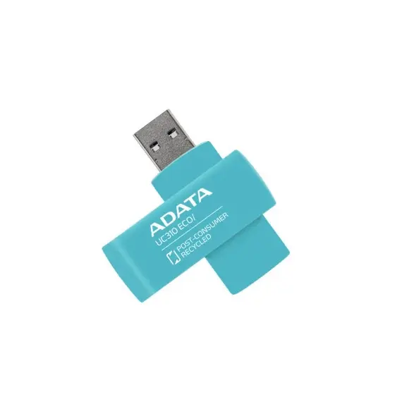 USB A-DATA 64GB 3.2 UC310E-64G-RGN,  Gjelbërt