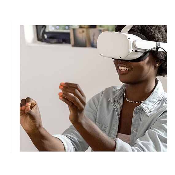 VR Headset Quest Oculus  2 128GB B099VMT8VZ / White , 9 image