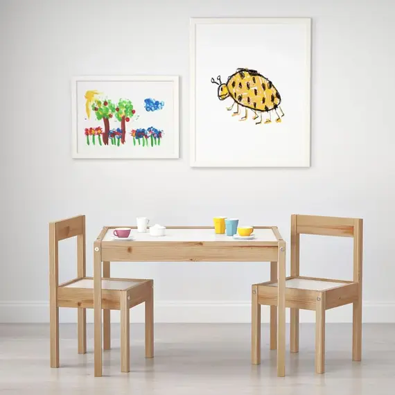 IKEA LATT Tavolinë + 2 karrige për fëmijë, 3 image