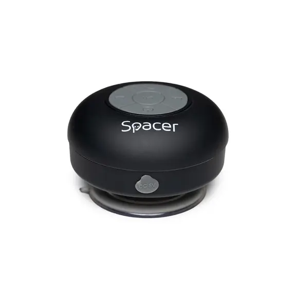 Altoparlant Spacer Portable Wireless, 3W Rms,  4H-Zezë, Ngjyra: Zezë