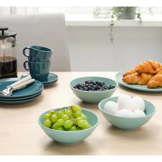 IKEA FARGKLAR Pjata set 4c 16cm / turkez, 3 image