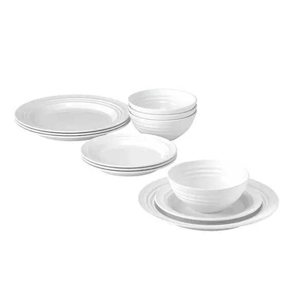 IKEA FAVORISERA Pjata set 12c 31cm / bardhë