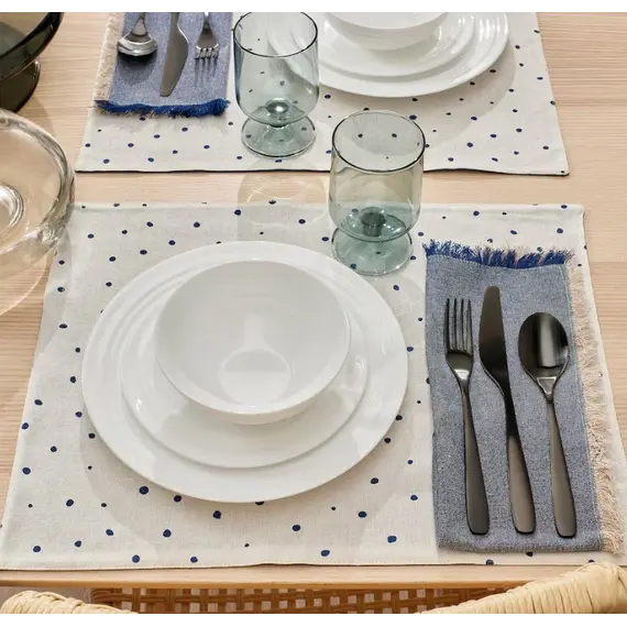 IKEA FAVORISERA Pjata set 12c 31cm / bardhë, 3 image