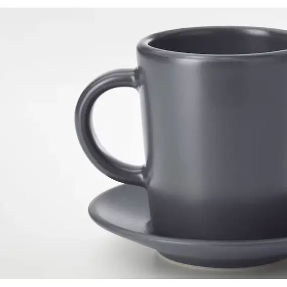 IKEA DINERA Filxhan dhe tabell espresso 9cl / hiri, 2 image