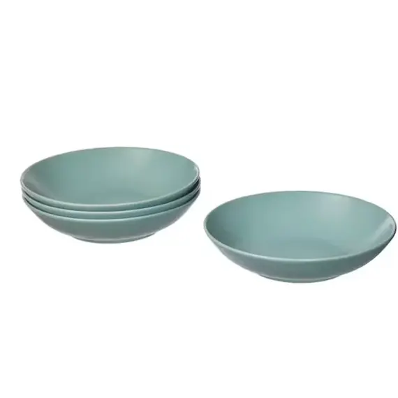 IKEA FARGKLAR Pjata set 4c 23cm / turkez, Ngjyra: Turkez