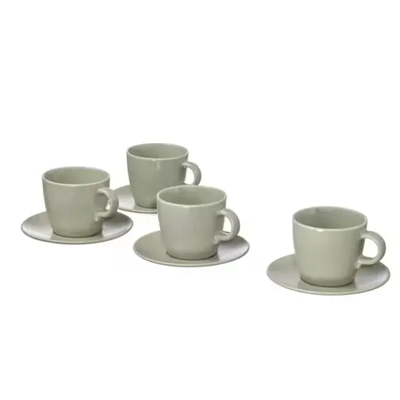 IKEA FARGKLAR Filxhan set 4 cope 25cl / gjelbërt