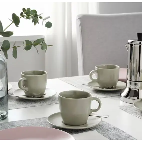 IKEA FARGKLAR Filxhan set 4 cope 25cl / gjelbërt, 4 image