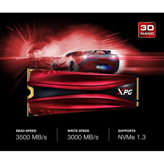 SSD 1TB M.2 PCIe Gen3 x4 XPG GAMMIX S11 Pro AGAMMIXS11P-1TT-C SSD, 3 image