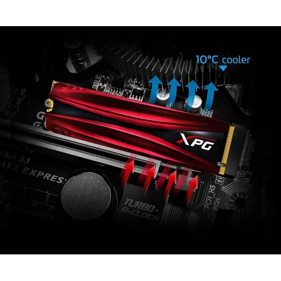 SSD 1TB M.2 PCIe Gen3 x4 XPG GAMMIX S11 Pro AGAMMIXS11P-1TT-C SSD, 4 image