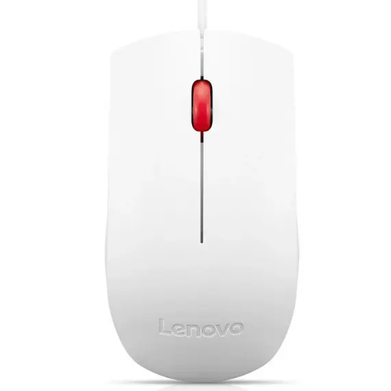 Maus Lenovo Essential Usb,  Bardhë, Ngjyra: Bardhë