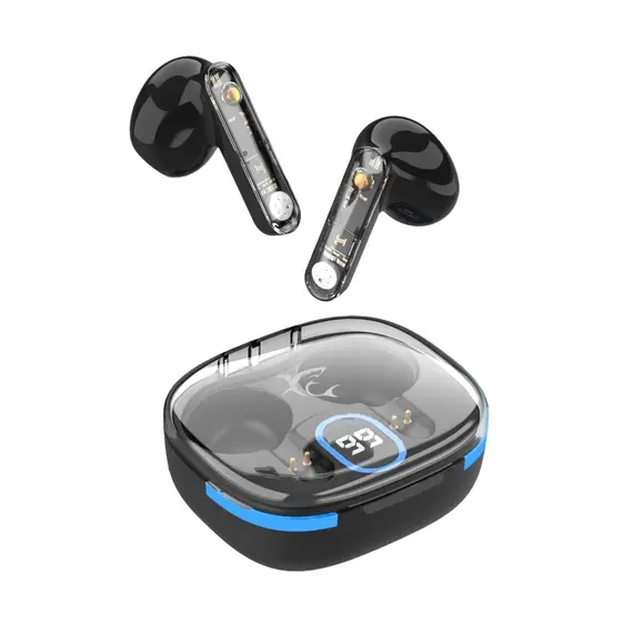 Dëgjuese Gaming White Shark,Geb-Tws37 Hyperbeat+Microph  ,Zezë, Ngjyra: Zezë