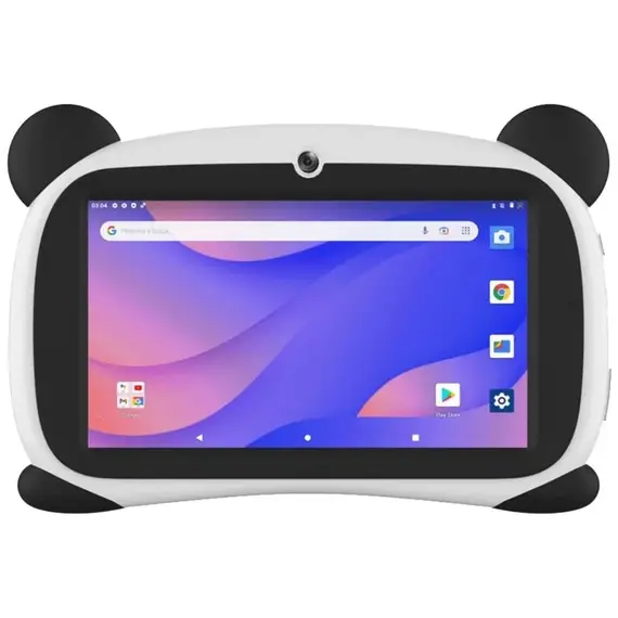 Tablet meanIT për fëmijë K17 Panda Kids,White/Black