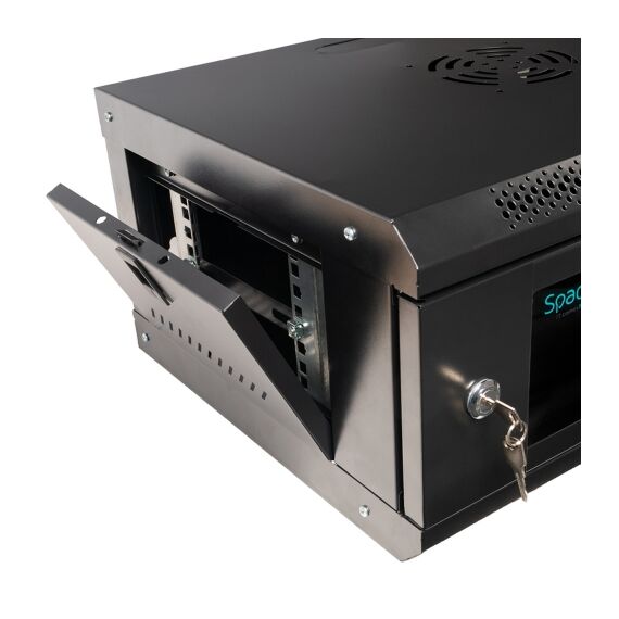 Kabinet (Rack mount)SPACER 19" 4U SPCW-4U-450-BK-03 / Black , 4 image