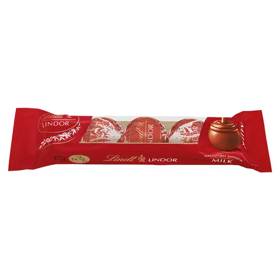 LINDOR MILK TRIO FLOWPACK E/D 12X37G /P12