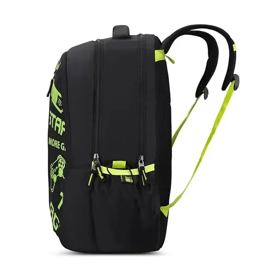 Çante new neon 23-02 school BP, Black, 3 image