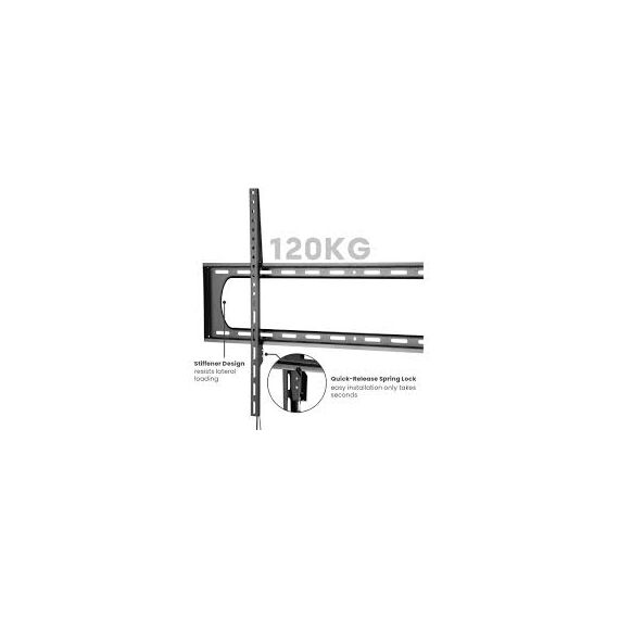 Mbajtëse Statike për Televizor  Serioux  60"-120" TV7369F, 4 image