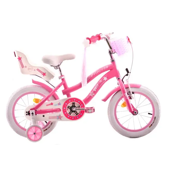 Biçikletë për fëmijë 14" Princess Pink
