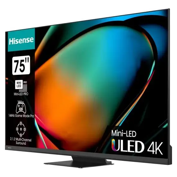 Televizor Hisense 75"75U8KQ Mini-LED 4K UHD Smart TV, 2 image